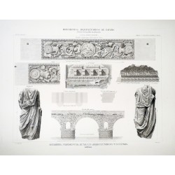 Miembros, fragmentos, detalles arquitectónicos y estatuas (Mérida)